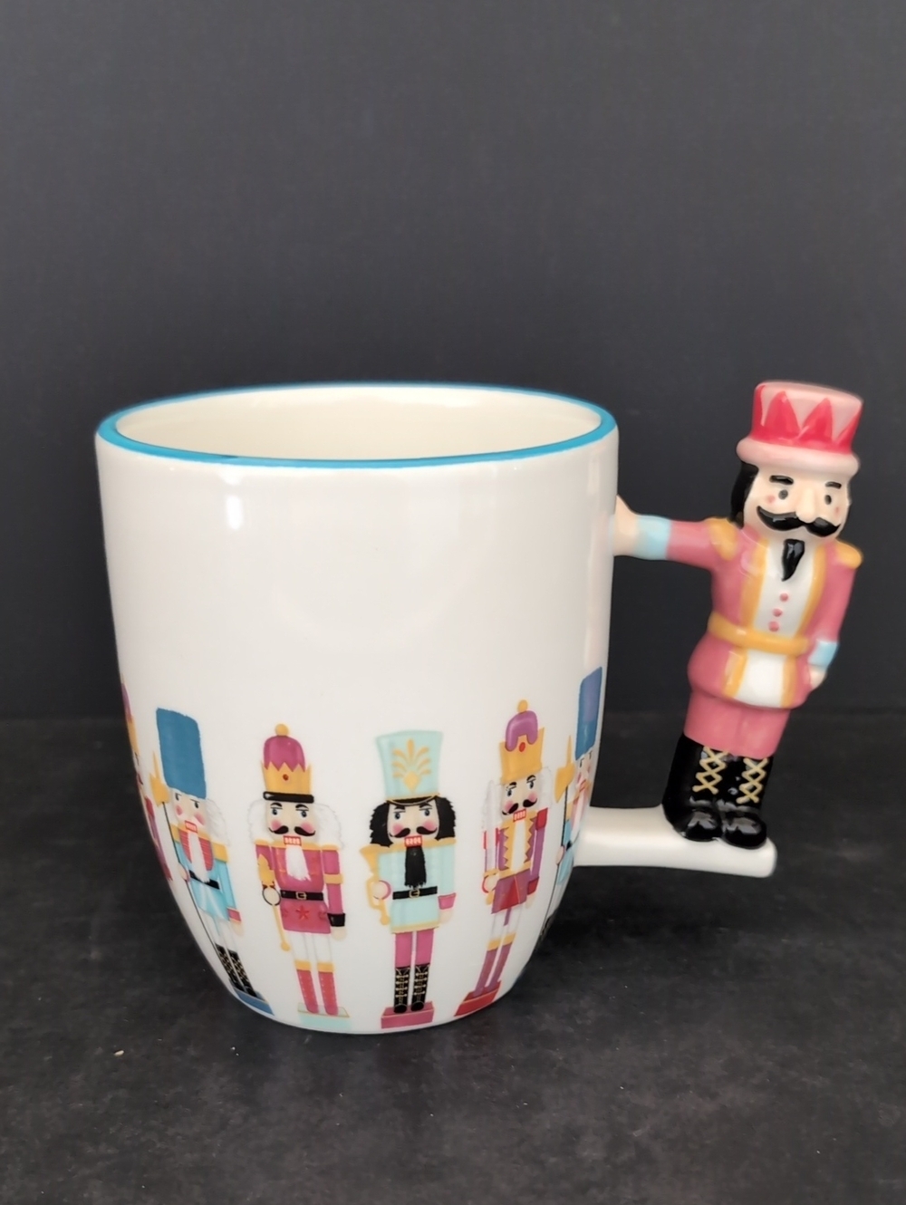 World Market Sugar Plum Nutcracker Holiday Coffee Mug.
